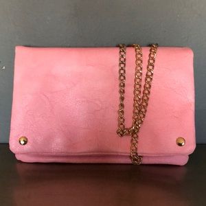 Pink crossbody bag